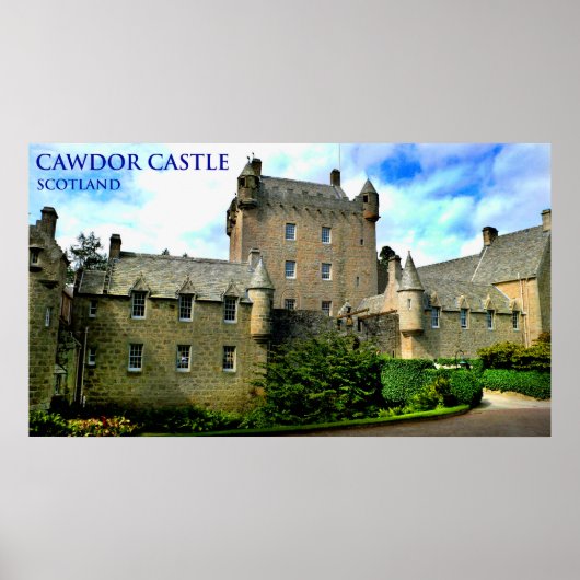 Poster château de cawdor écotland (Devant)