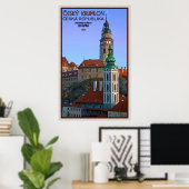 Poster Château de Cesky Krumlov (Bureau à domicile)