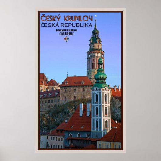 Poster Château de Cesky Krumlov (Devant)