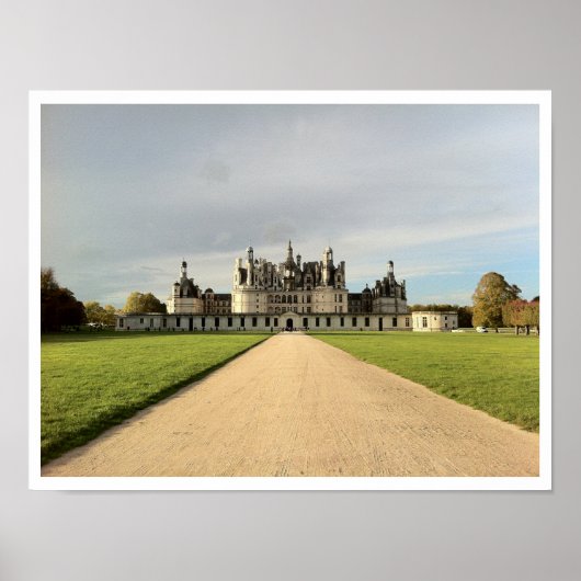 Poster Château de Chambord, France (Devant)