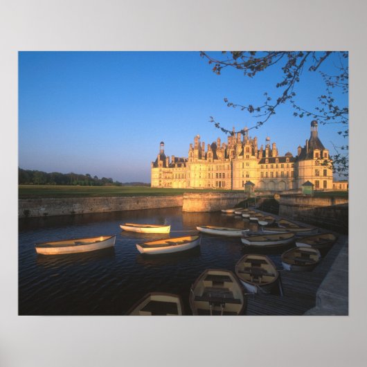 Poster Château de Chambord, Vallée de la Loire, Loir-et-C (Devant)