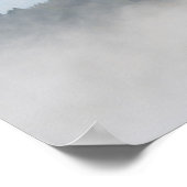 Poster Château de chaume entouré de nuages (Coin)