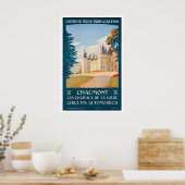 Poster Chateau de Chaumont Chateaux of the Loire Valley (Cuisine)