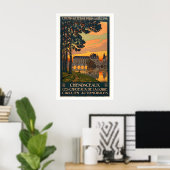 Poster Château de Chenonceau Châteaux de la Vallée de la  (Bureau à domicile)