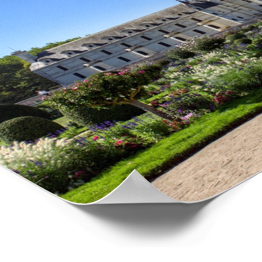 Poster Château de Chenonceau dans la vallée de la Loire - (Coin)