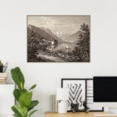Poster Château de Chillon, Lac Léman, Suisse (Bureau à domicile)