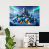 Poster Château de Cœur d'Hiver (Bureau à domicile)