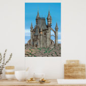 Poster Château de Conte de Fées (Cuisine)