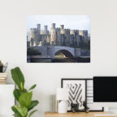 POSTER CHÂTEAU DE CONWY (Bureau à domicile)
