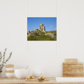 Poster Château de Corfe, Corfe, Dorset, Angleterre (Cuisine)