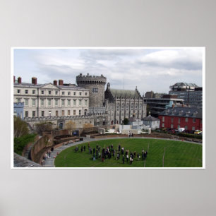 Poster Château de Dublin : Dublin City Irlande