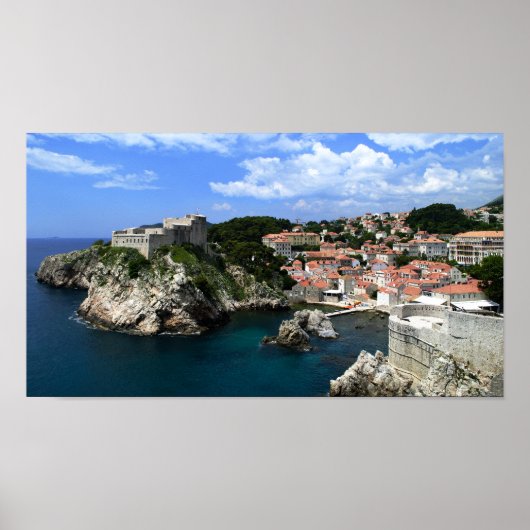 Poster Château de Dubrovnik (Devant)