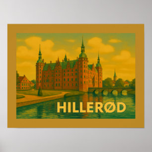 Poster Château de Hillerød Danemark
