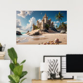 Poster Château de la Plage des Possibilités (Bureau à domicile)