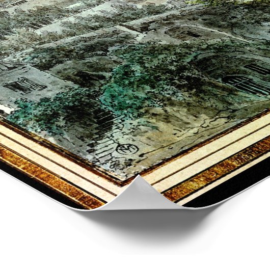 Poster Château de La Roche-Guyon (Coin)