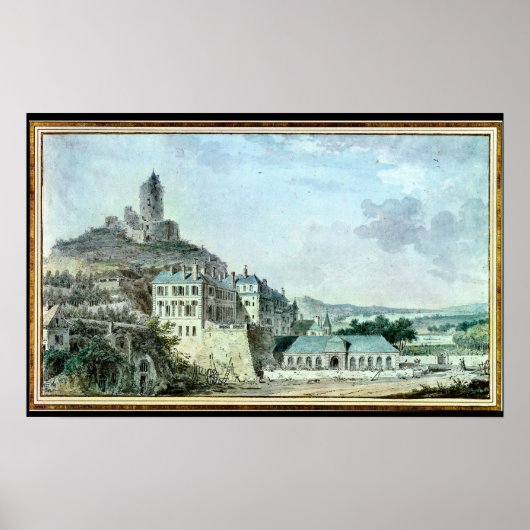 Poster Château de La Roche-Guyon (Devant)