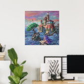 Poster Château de la Sirène (Bureau à domicile)