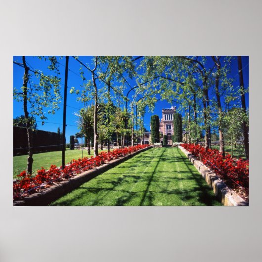 Poster Château de Larnach, Dunedin, Nouvelle-Zélande 2 (Devant)