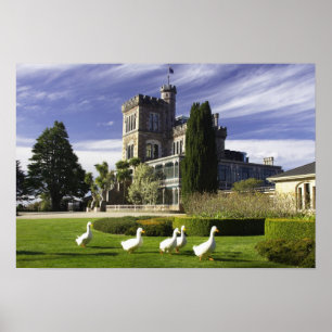 Poster Château de Larnach, péninsule d'Otago, Dunedin,