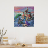 Poster Château de Mermaid (Cuisine)
