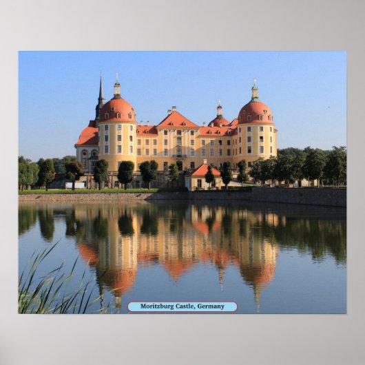Poster Château de Moritzburg, Allemagne (Devant)