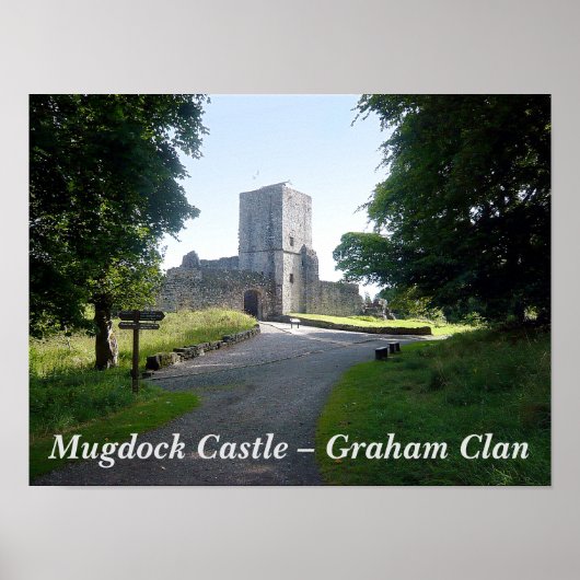 Poster Château de Mugdock - Graham Clan (Devant)