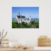 Poster Château de Neuchwanstein Bavaria (Cuisine)
