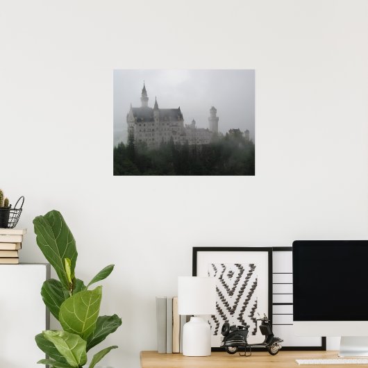 Poster Château de Neuschwanstein (Bureau à domicile)
