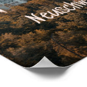 Poster Château de Neuschwanstein Allemagne (Coin)