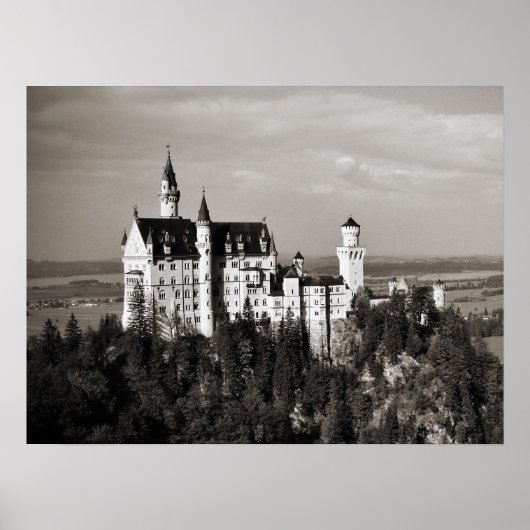 Poster Château de NEUSCHWANSTEIN Allemagne (Devant)
