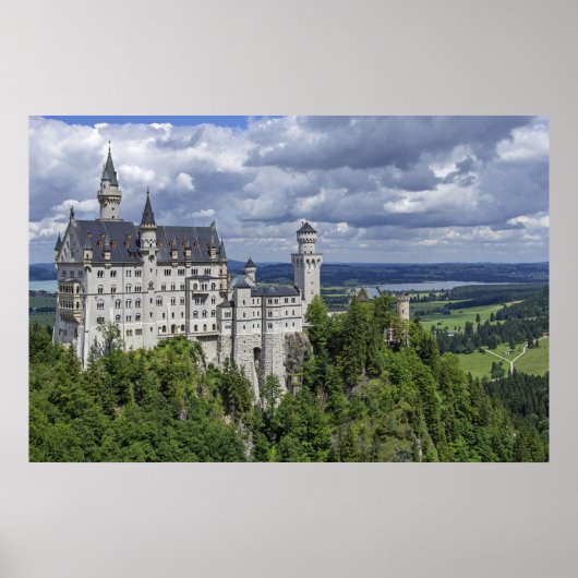 Poster Château de Neuschwanstein Allemagne (Devant)
