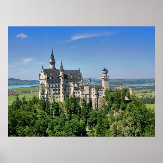 Poster Château de Neuschwanstein, Bavière Allemagne (Devant)
