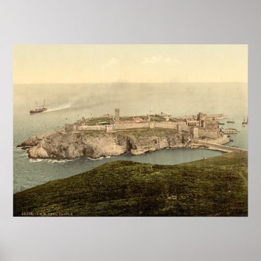 Poster Château de Peel, St Patrick's Isle, Île de Man (Devant)