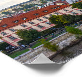 Poster Château de Prague surplombant Prague, République T (Coin)