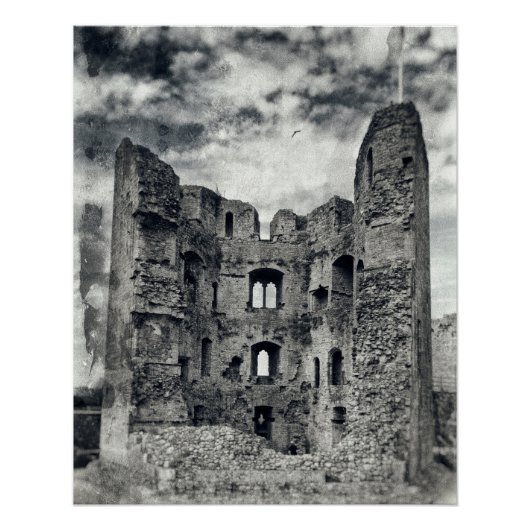 Poster Château de Raglan (Devant)
