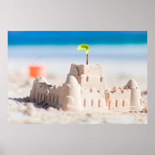 Poster Château de sable (Devant)