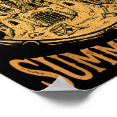 Poster Château de sable hanté de l'art de Summerween (Coin)