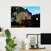 Poster château de saddell (Bureau à domicile)