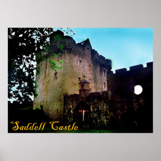 Poster château de saddell