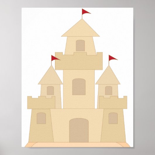 Poster Château de Sand (Devant)