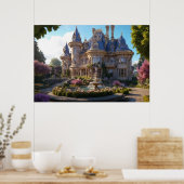 Poster Château de Splendor victorien (Cuisine)