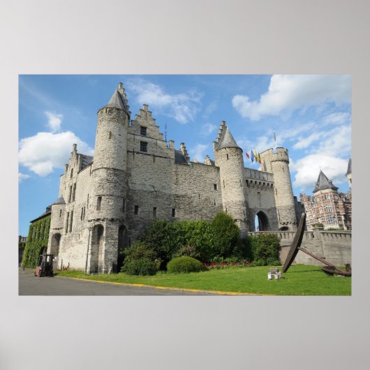 Poster château de Steen (Devant)