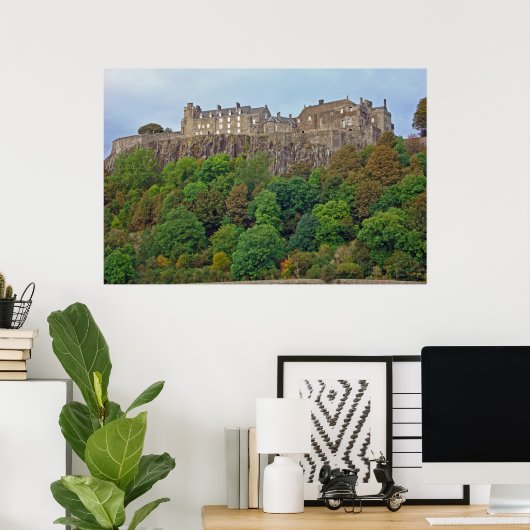 Poster Château de Stirling (Bureau à domicile)