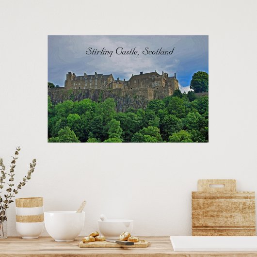 Poster Château de Stirling, Écosse (Cuisine)