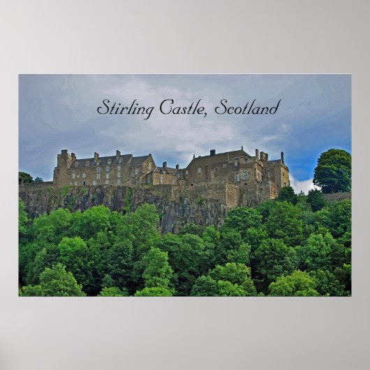 Poster Château de Stirling, Écosse (Devant)