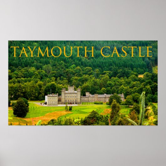 Poster château de taymouth (Devant)