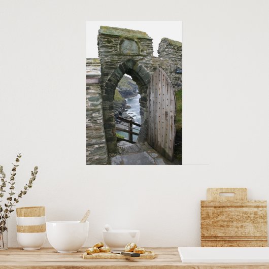 Poster Château de Tintagel (Cuisine)
