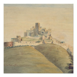Poster Château de Trencin en Slovaquie occidentale