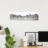 Poster Château de Varsailles (Bureau à domicile)