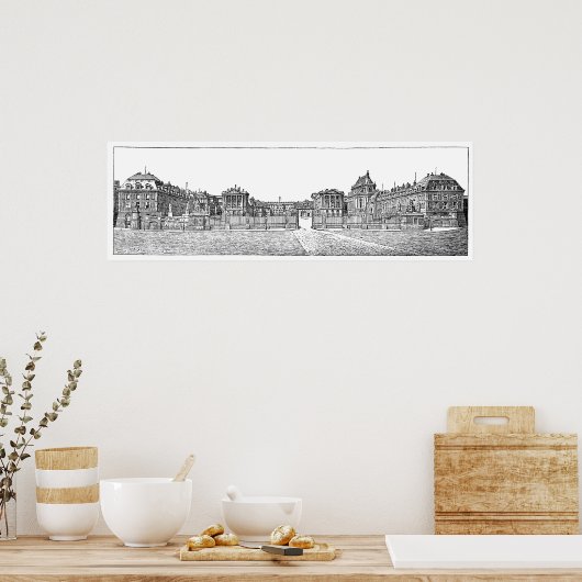 Poster Château de Varsailles (Cuisine)